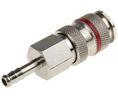 Schnellkupplungsstecker, 6 mm, Messing, 35bar, 100°C